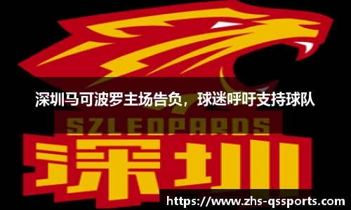 深圳马可波罗主场告负，球迷呼吁支持球队